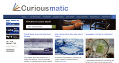 Desktop Screenshot of curiousmatic.com